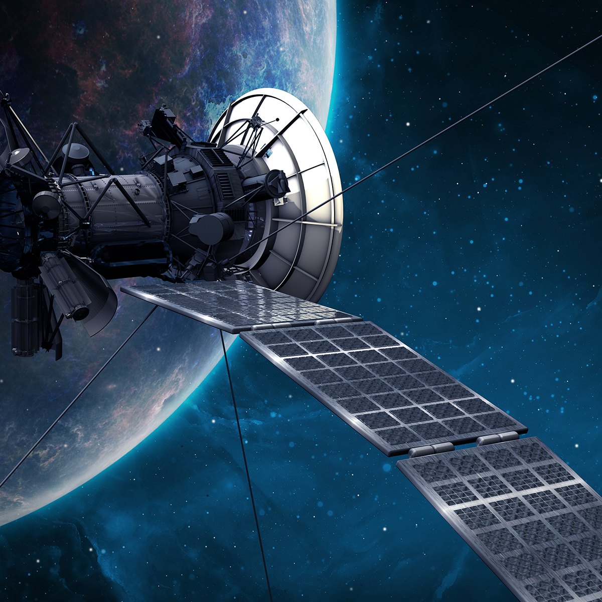 軌道上的 GNSS 衛星