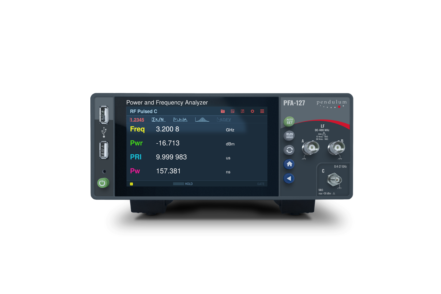 PFA-127｜CW 與脈衝 RF 功率・頻率分析儀（最高 27 GHz）