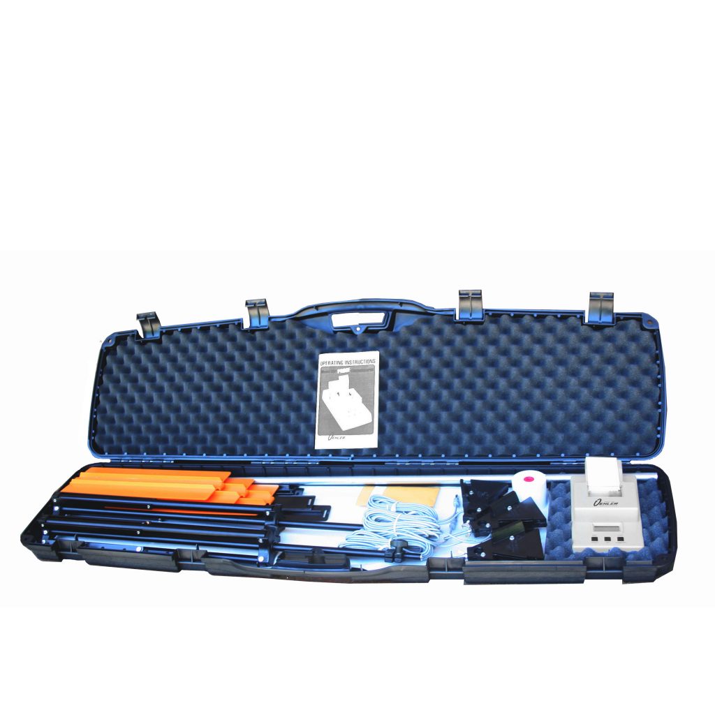 Model 35P Complete Kit｜Model 35P 完整套組，含主機、三光幕、導軌、腳架與攜行箱